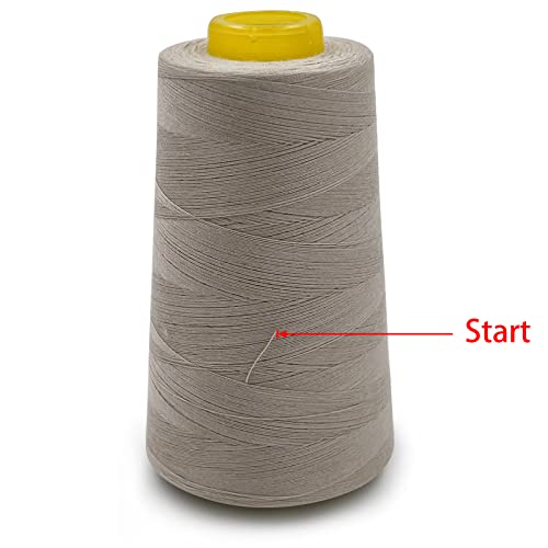 8 Cones of 3000 Yards Each Spool Thread for All Purpose Sewing (8 Count)