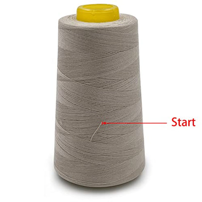 8 Cones of 3000 Yards Each Spool Thread for All Purpose Sewing (8 Count)