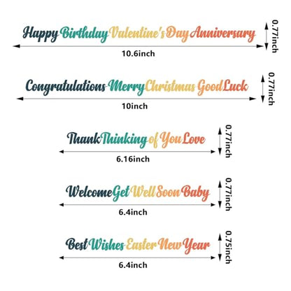Word Die Cuts for Card Making