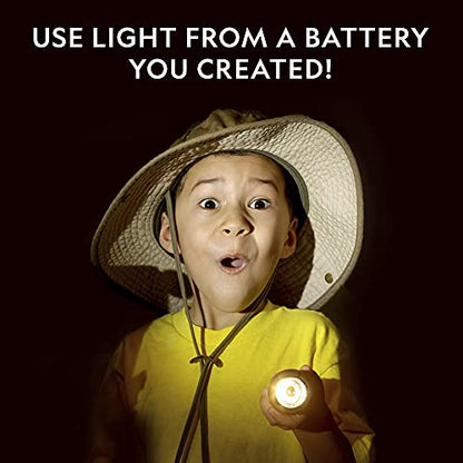 National Geographic Battery Making Science Kit with 2 STEM Projects