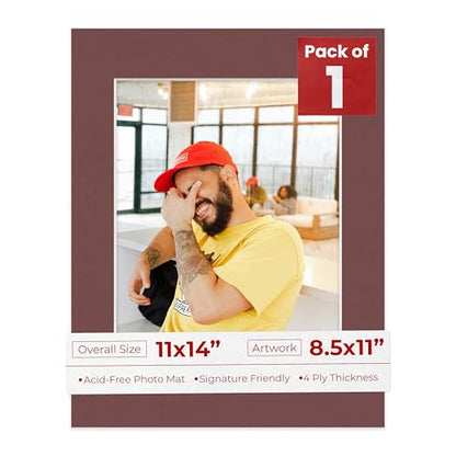11x14 Mat for 8.5x11 Photo