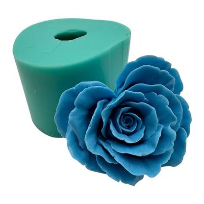 Heart Shape Blossoming Flower 3D Mold