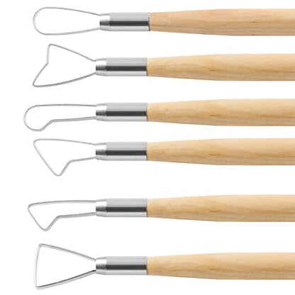 6pcs Double Sided Clay Sculpting Tools