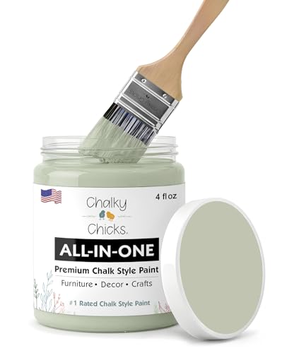 Mountain Green 4 Fl Oz Chalk Paint for Furniture All in One