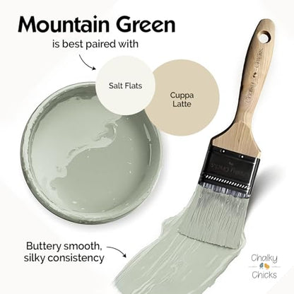 Mountain Green 4 Fl Oz Chalk Paint for Furniture All in One