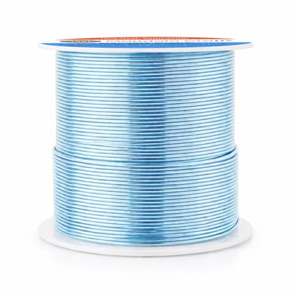20 Gauge Ice Blue Anodized Aluminum Craft Wire (100 Foot)