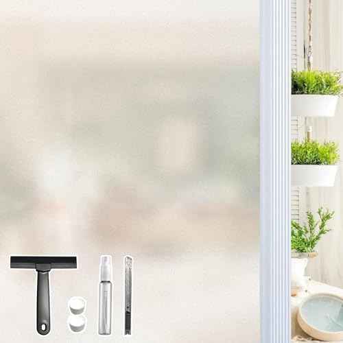 Window Privacy Film Frosted Stripe Window Film (6.468 Sq Ft)