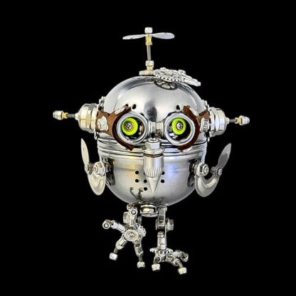 3D Metal Puzzle for Adults Mechanical Owl Egg 3D Model Kit (110 Count)
