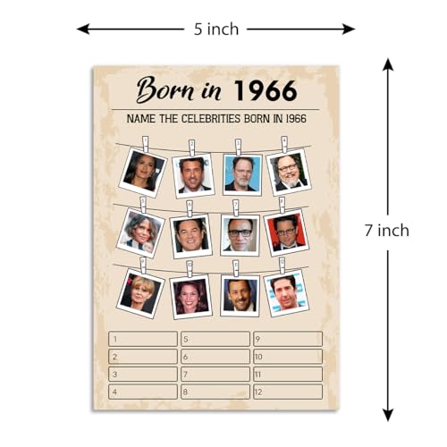 60th Birthday Party Games (50 Count)