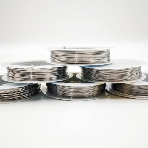 304 Stainless Steel Craft Wire Mixed Sizes Bendable Metal Wire (6 Count)