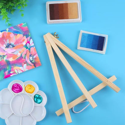 14 Pack 9 Inch Wood Easel (14 Count)