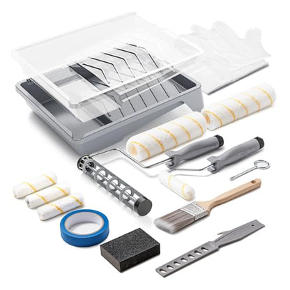 17 Piece Paint Roller Kit