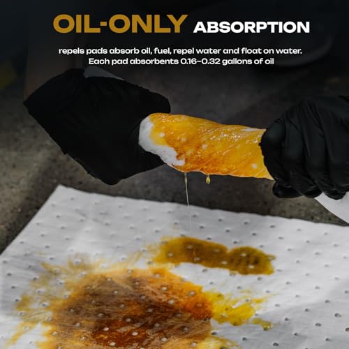 Oil Absorbent Pads (100 Count)