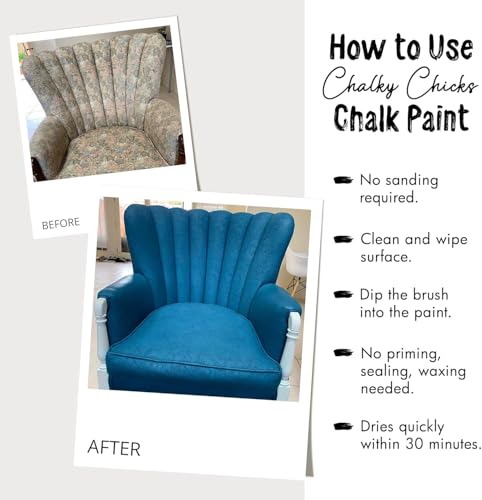 Daisy Yellow 8 Fl Oz Chalk Paint for Furniture All in One