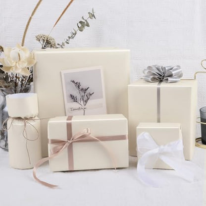 Off White Matte Wrapping Paper (46.24 Sq Ft)