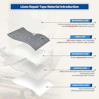 Linen Repair Patches