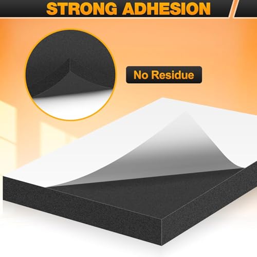 8 PCS Adhesive Foam Padding Sheets Closed Cell Self Adhesive Sticky Foam Pads