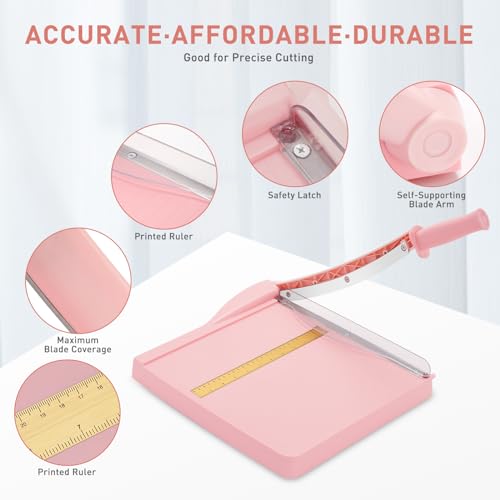 Paper Cutter Paper Slicer with Safety Guard and Blade Lock
