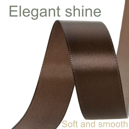1 Inch Brown Ribbon 50Yards