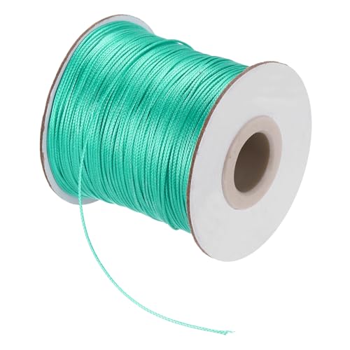 Waxed Cord 0.5mm Waxed Polyester Cord 175 Yard Wax String for Bracelet Making
