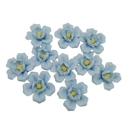 10PCS 3D Flower Ceramics Mosaic Tiles (8 Ounce)