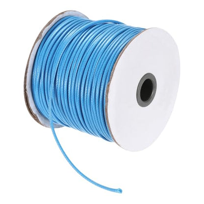 Waxed Cord 2.5mm Waxed Polyester Cord 87 Yard Wax String for Bracelet Making