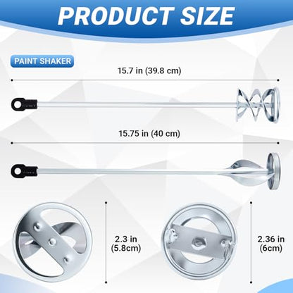 Set of 2 Paint Mixer for Drill Painting Mixer Stirrer Drill Attachment (2 Count)