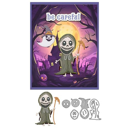 Halloween Clear Silicone stampReusable Stamp with Pumpkins