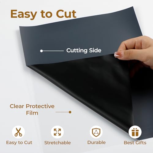 Black HTV Heat Transfer Vinyl (18 Count)