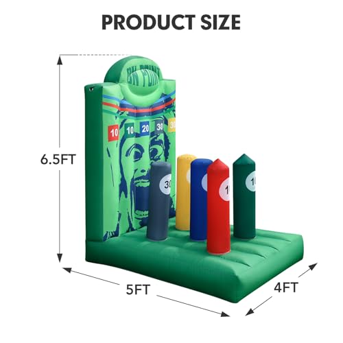 Inflatable Ring Toss Carnival Game with Built (12 Count)
