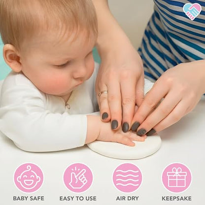 Baby Handprint Ornament Making Kit with Paint Set (2 Count)