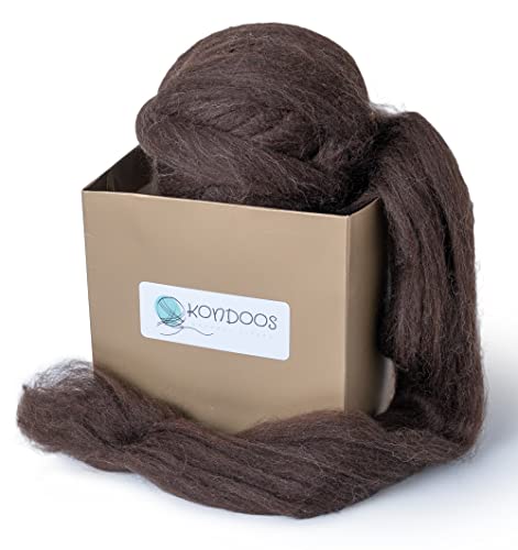 Natural Wool roving (8 Ounce)