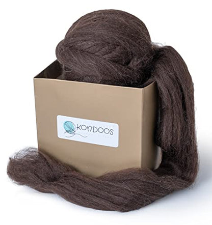 Natural Wool roving (8 Ounce)