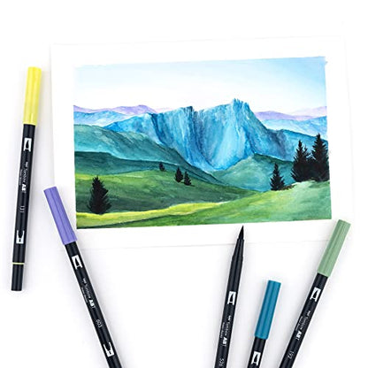 56169 Dual Brush Pen Art Markers (10 Count)