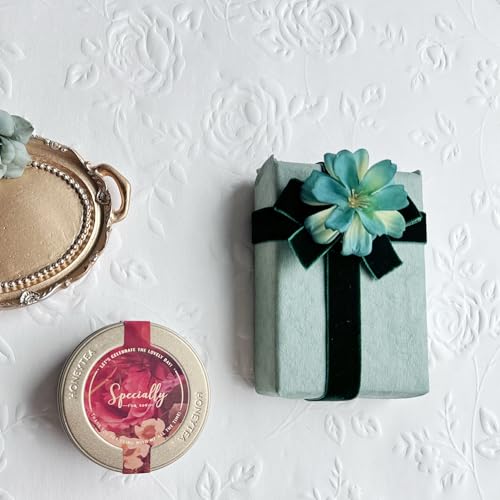 Vintage Hunter Green Velvet Ribbon