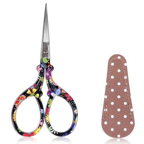 Embroidery Scissors 4.5Inch Stainless Steel Little Sewing Scissors