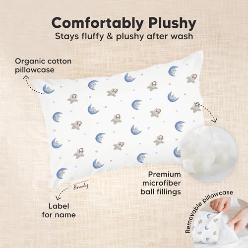 Mini Toddler Pillow with Pillowcase