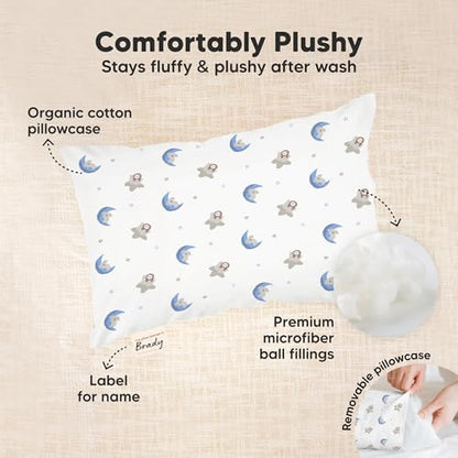 Mini Toddler Pillow with Pillowcase