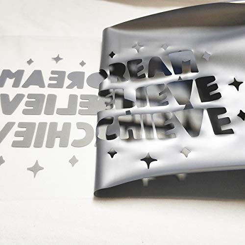 Silver Heat Transfer Vinyl HTV Rolls