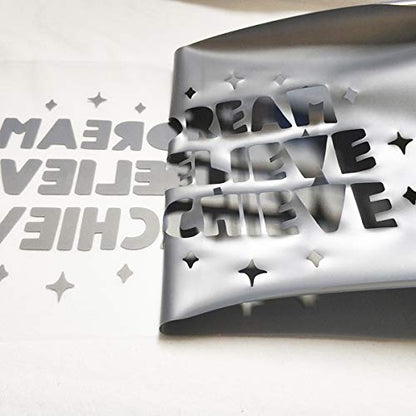 Silver Heat Transfer Vinyl HTV Rolls