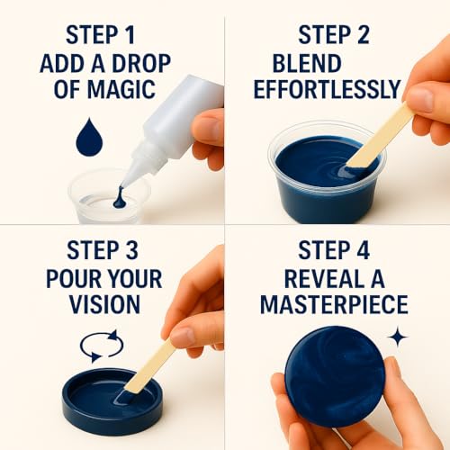 Royal Blue Epoxy Resin Pigment Paste 6.7oz