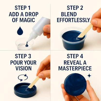 Royal Blue Epoxy Resin Pigment Paste 6.7oz