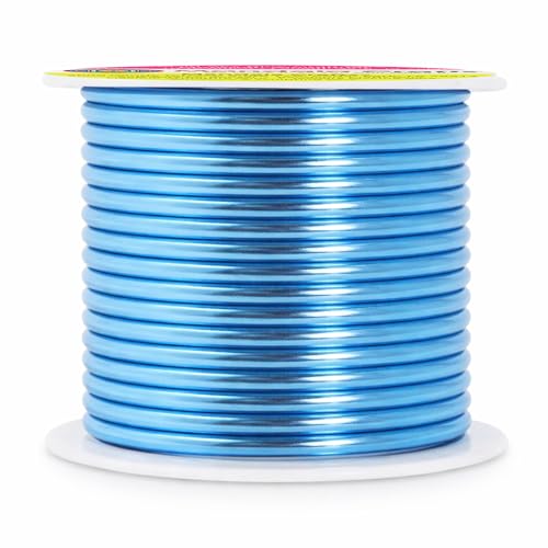 10 Gauge Vivid Sky Blue Anodized Aluminum Craft Wire
