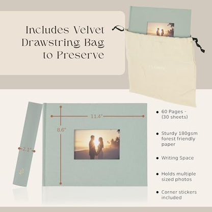 Premium Scrapbook Album with Window and Writing Space