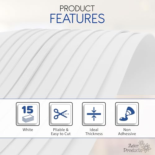 White EVA Foam Sheets for Crafts