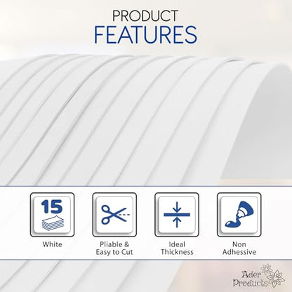 White EVA Foam Sheets for Crafts