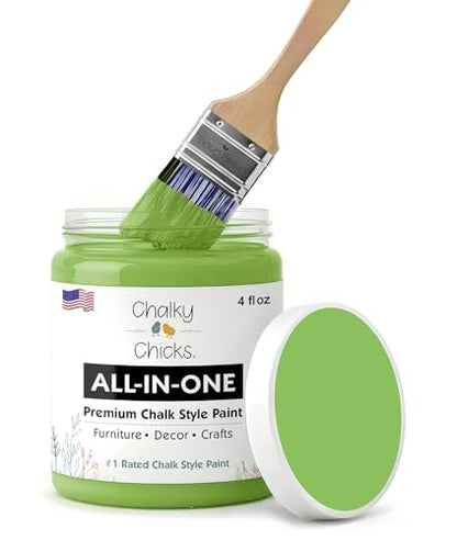 Pistachio 4 Fl Oz Chalk Paint for Furniture All in One