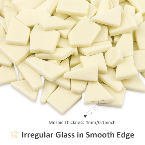 Glass Mosaic Tiles for Crafts Bulk (7.05 Ounce)