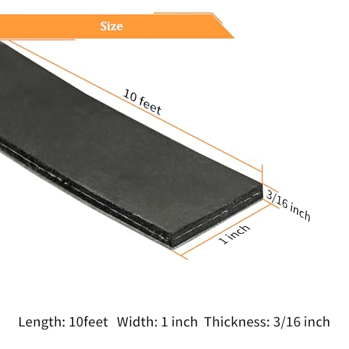 Adhesive Reinforced Solid Rubber Sheets (10 Foot)