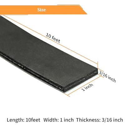 Adhesive Reinforced Solid Rubber Sheets (10 Foot)